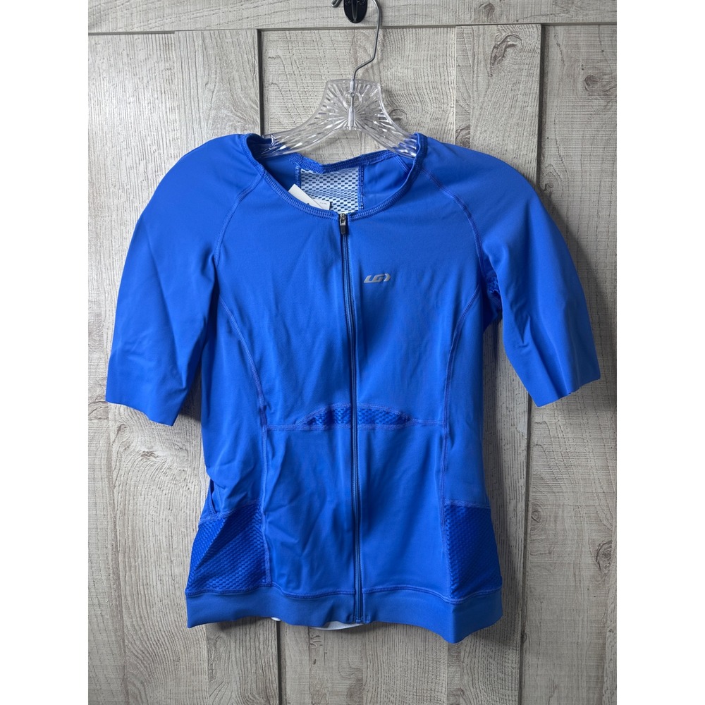 Louis Garneau Womens Sprint Tri Jersey San Blue Triathlon Top 1042080 Size M NEW